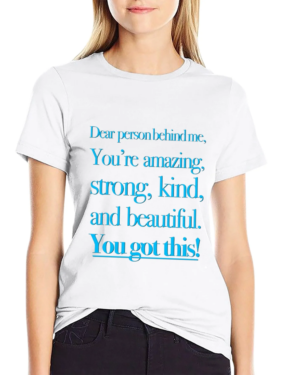 Inspirational Message Graphic T-Shirt