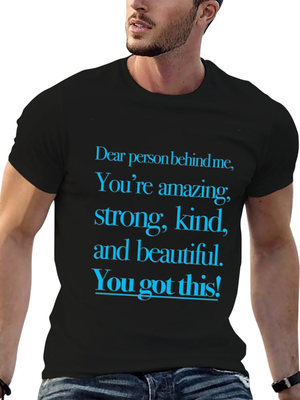 Inspirational Message Graphic T-Shirt