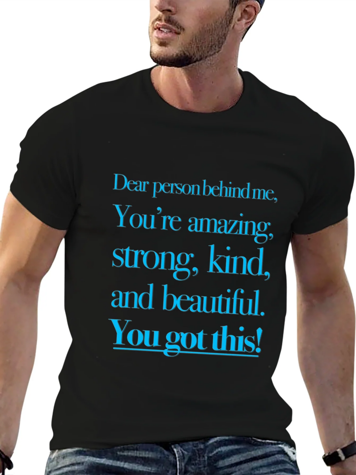 Inspirational Message Graphic T-Shirt