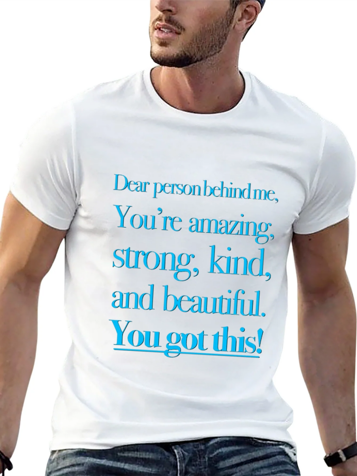 Inspirational Message Graphic T-Shirt