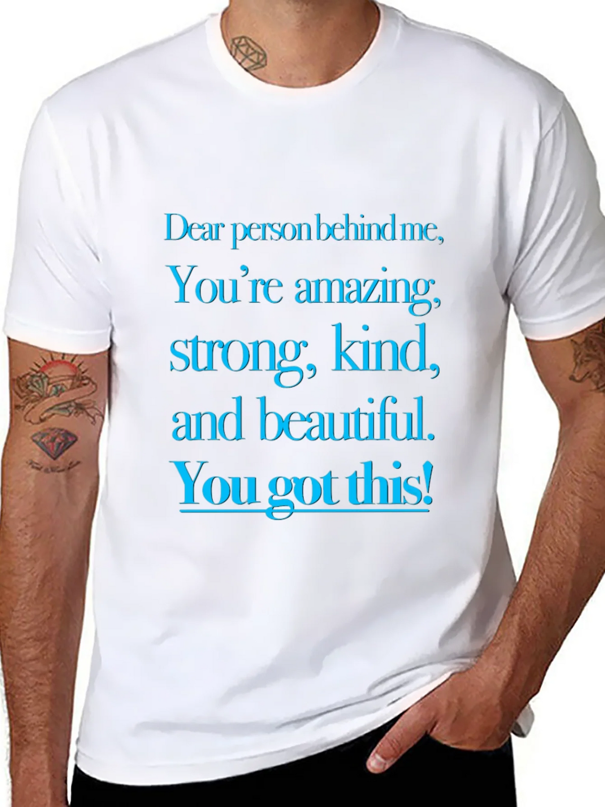 Inspirational Message Graphic T-Shirt
