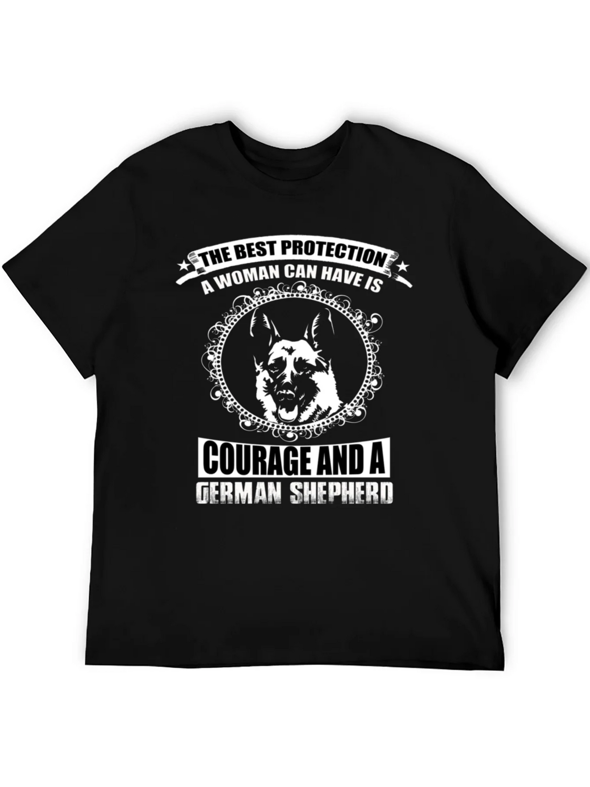 Womans Best Protection German Shepherd T-Shirt