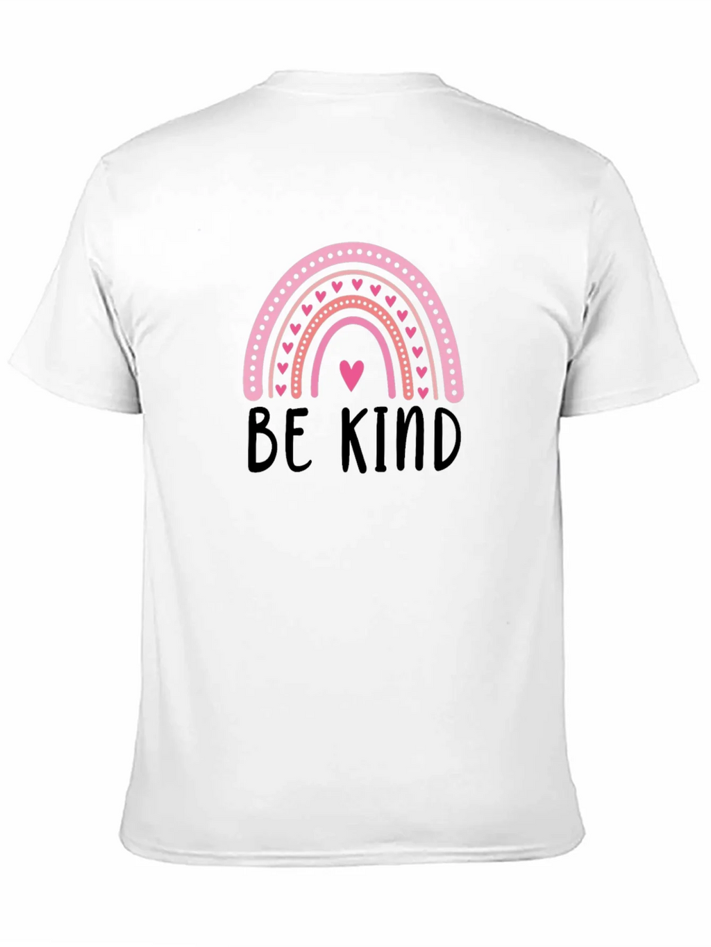 Be Kind Rainbow Heart Graphic T-Shirt