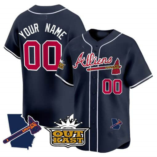 Custom At.Braves Vapor Premier Limited V2 Baseball Jerseys