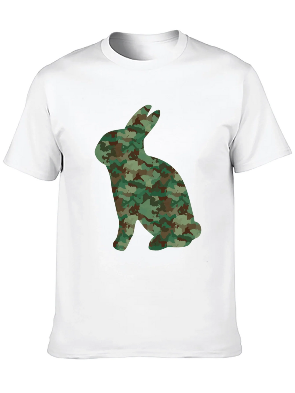 Camo Bunny T-Shirt - Unique Graphic Tee