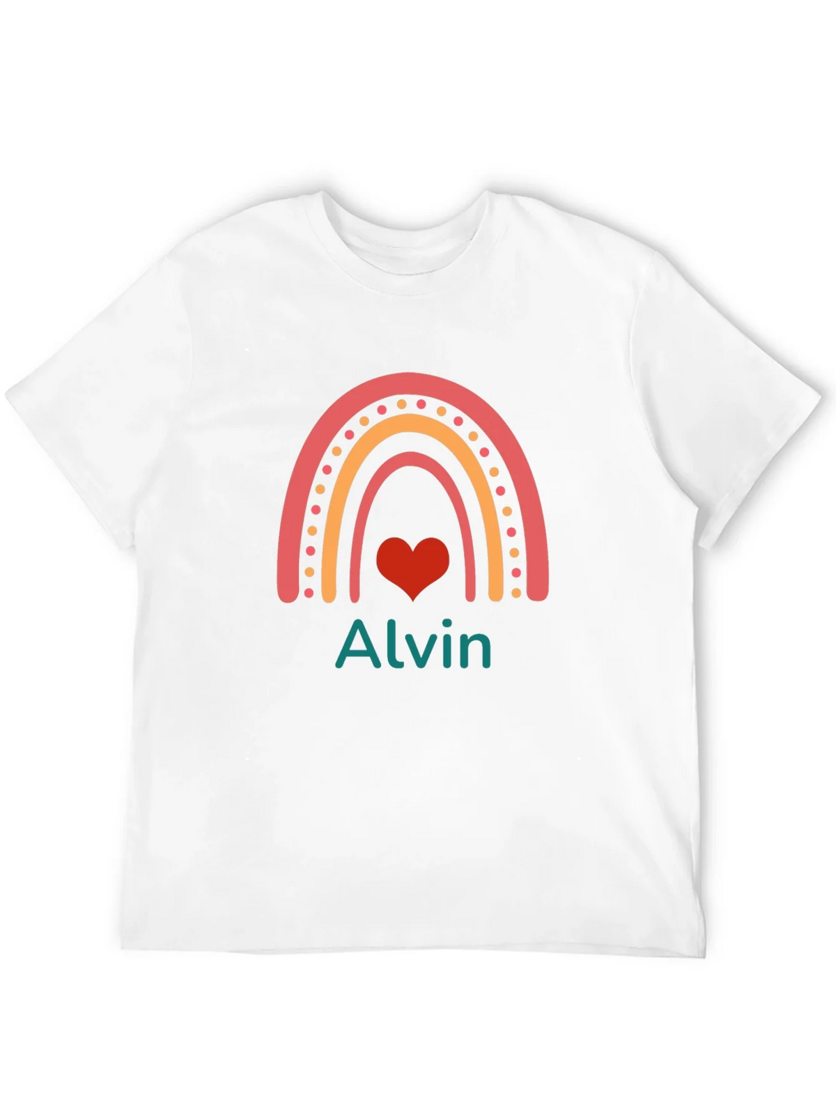 Rainbow Alvin Personalized T-Shirt