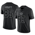 GB.Packers #85 Tucker Kraft Player Black RFLCTV Limited Football Jerseys