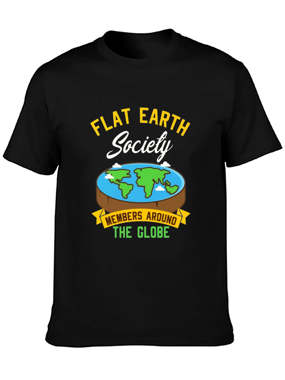 Flat Earth Society Graphic T-Shirt