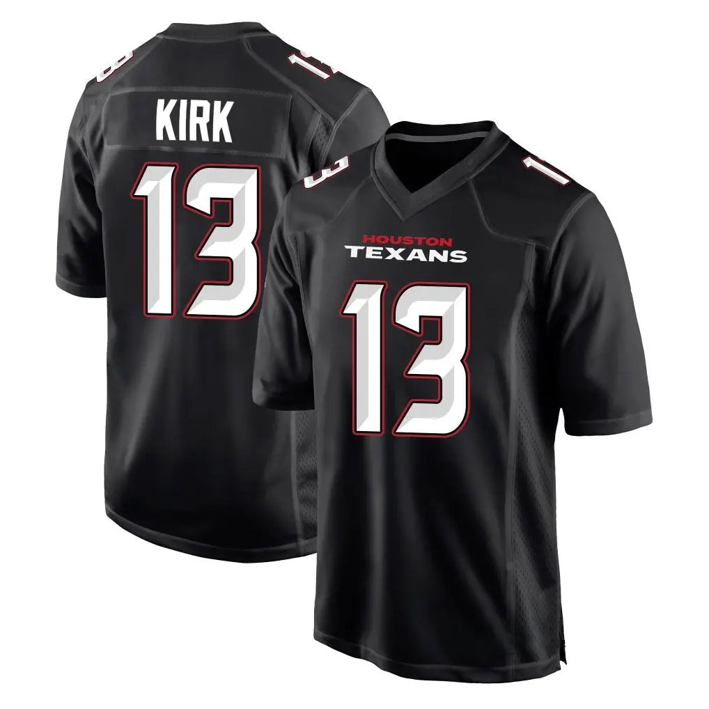 H.Texans #13 Christian Kirk Player Black Fashion Football Jerseys
