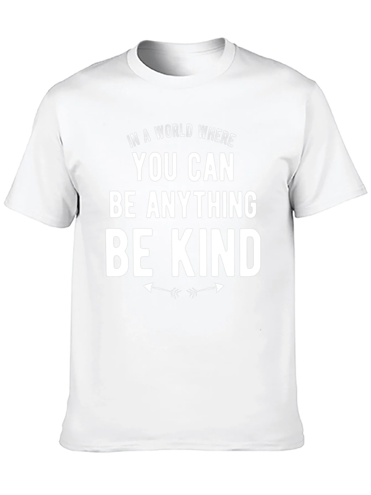 Be Kind Graphic Tee - Black Crewneck T-Shirt