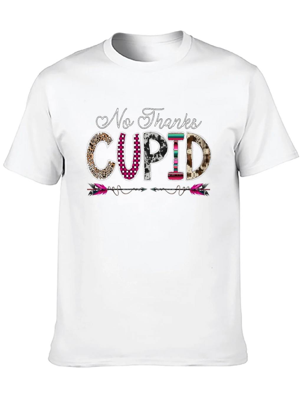 No Thanks Cupid Graphic Tee - Valentines Day
