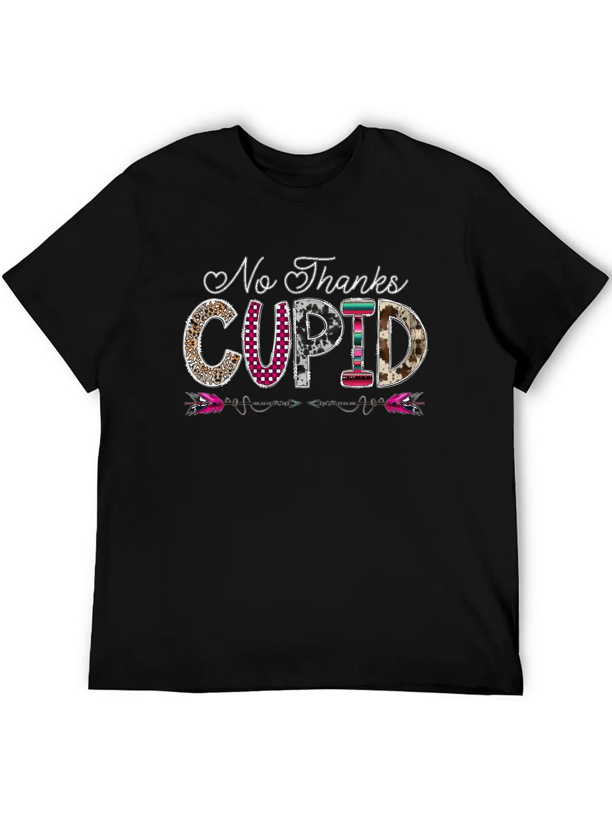 No Thanks Cupid Graphic Tee - Valentines Day