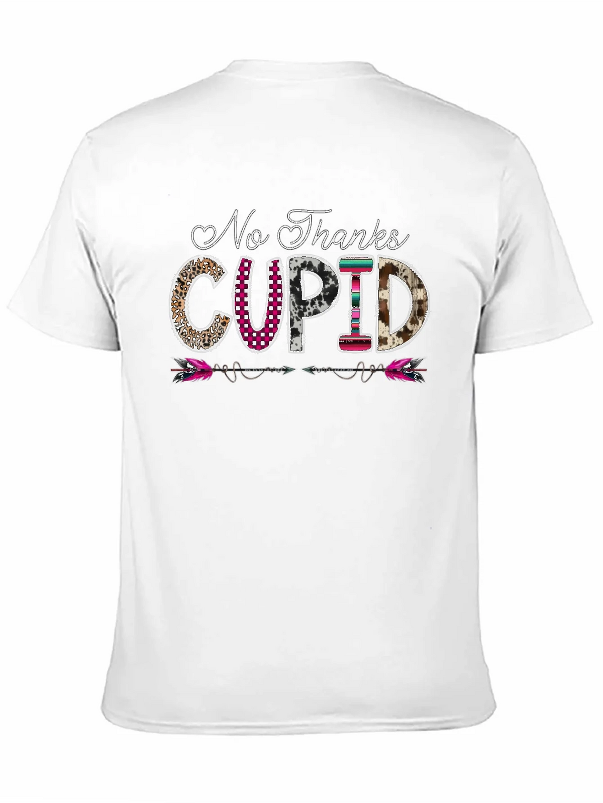 No Thanks Cupid Graphic Tee - Valentines Day