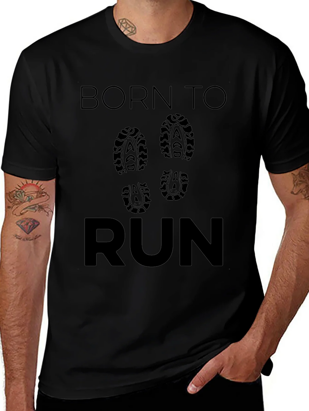 Born to Run Graphic T-Shirt for Runners