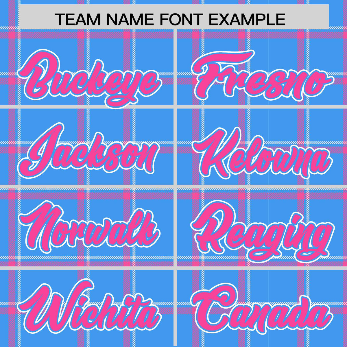 Custom Powder Blue Varsity Full-Snap Plaid Pattern Letterman Baseball Jacket