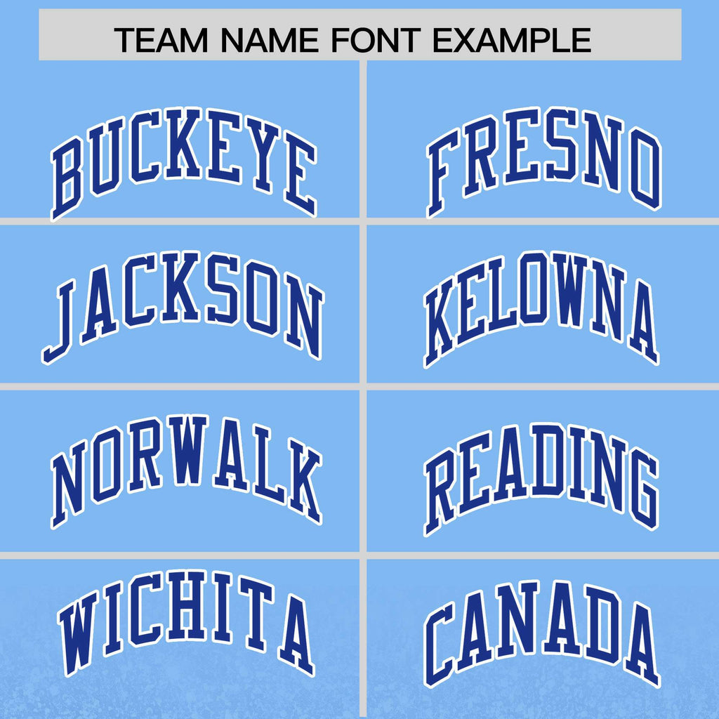 Custom Light Blue Varsity Full-Snap Sparkle-Effect Pattern Letterman Baseball Jacket