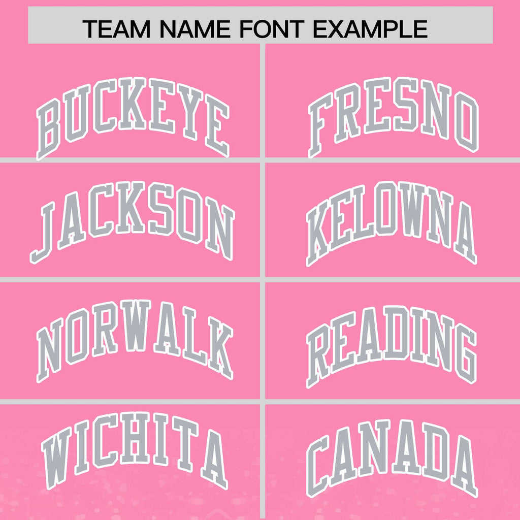 Custom Light Pink Varsity Full-Snap Sparkle-Effect Pattern Letterman Baseball Jacket