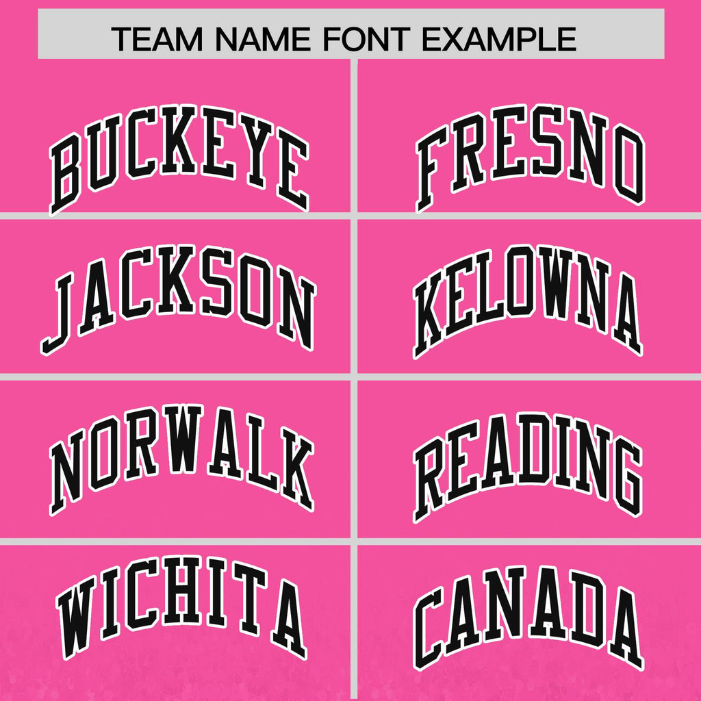 Custom Pink Varsity Full-Snap Sparkle-Effect Pattern Letterman Baseball Jacket