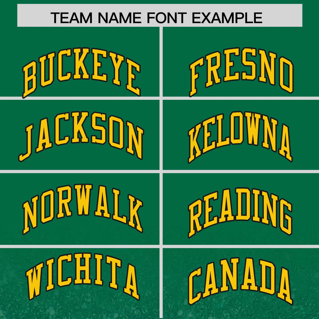 Custom Kelly Green Varsity Full-Snap Sparkle-Effect Pattern Letterman Baseball Jacket