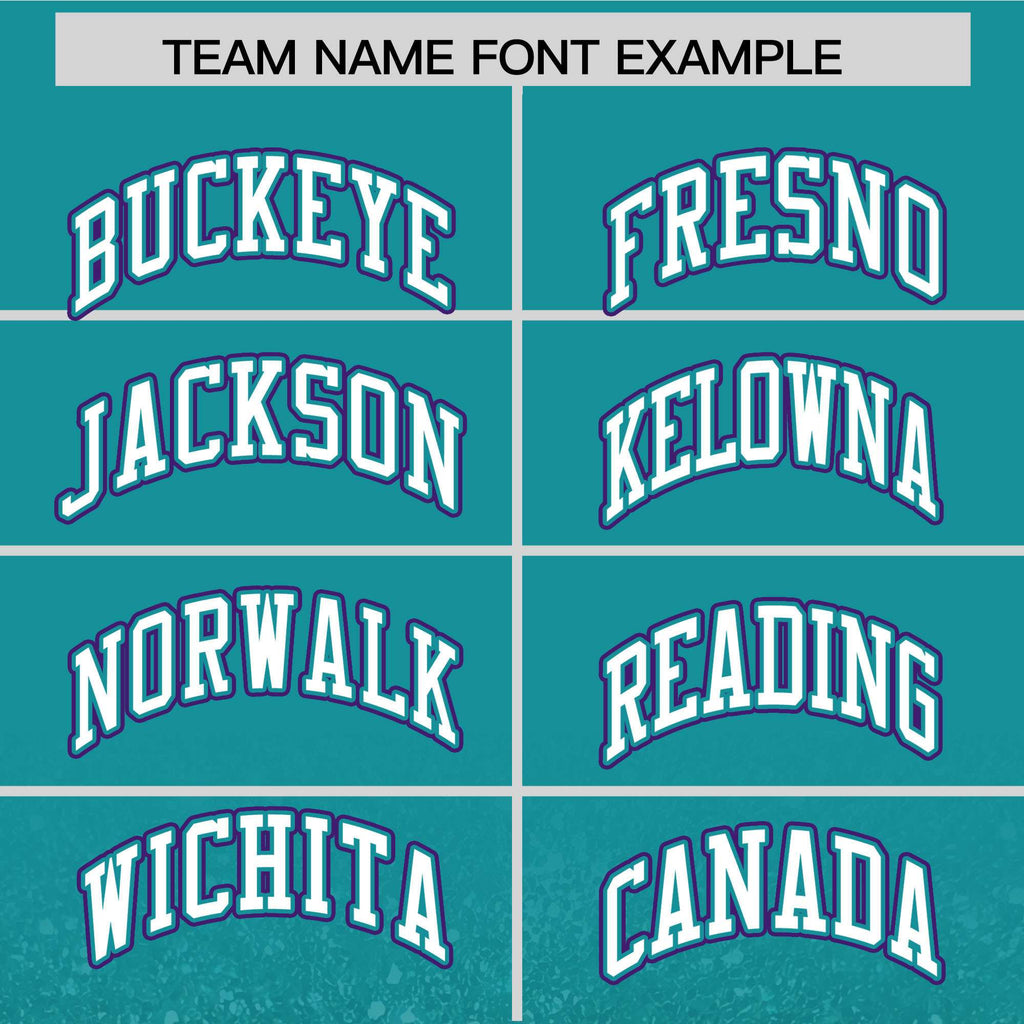 Custom Aqua Varsity Full-Snap Sparkle-Effect Pattern Letterman Baseball Jacket