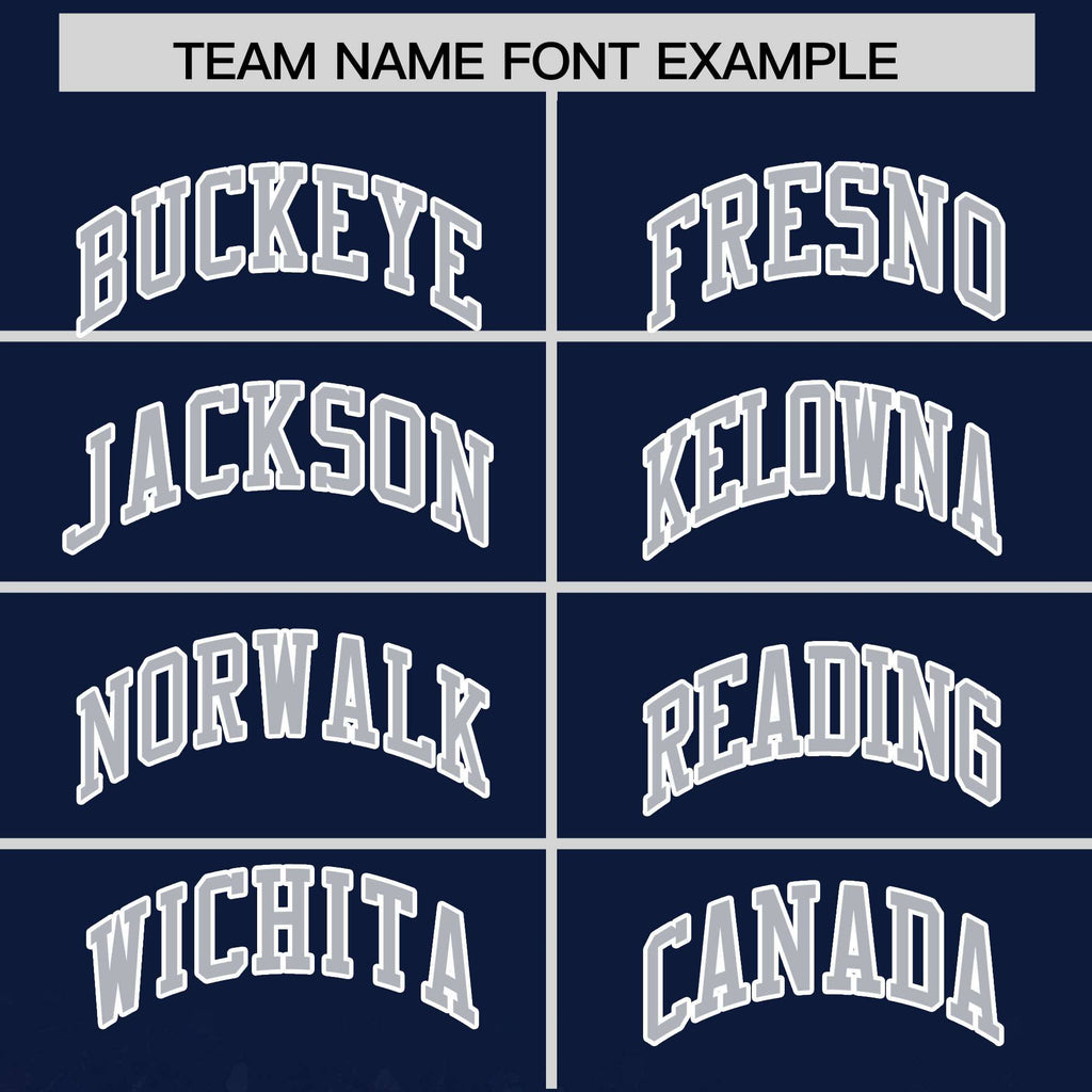Custom Navy Varsity Full-Snap Sparkle-Effect Pattern Letterman Baseball Jacket