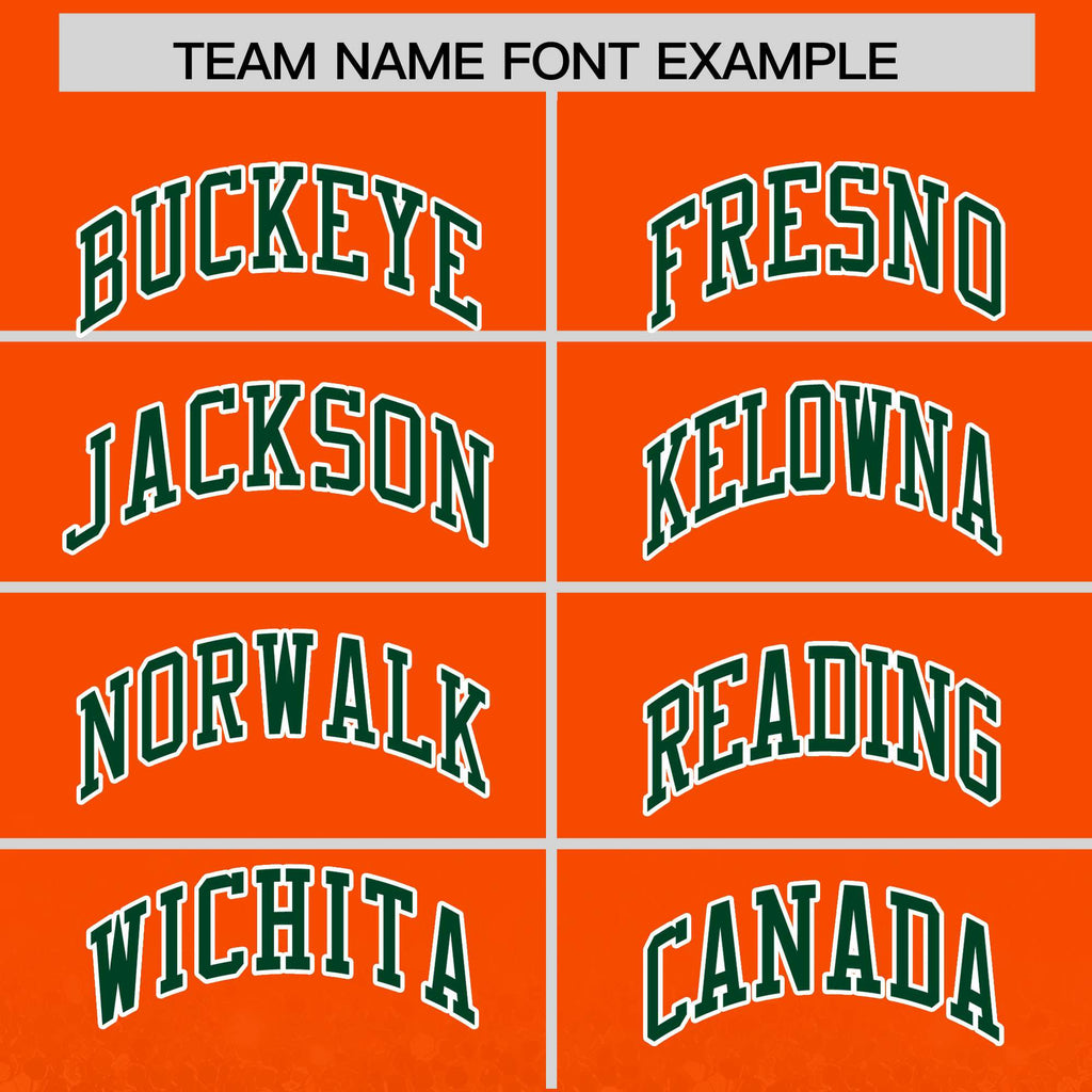 Custom Orange Varsity Full-Snap Sparkle-Effect Pattern Letterman Baseball Jacket