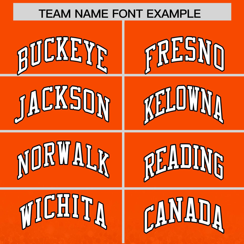 Custom Orange Varsity Full-Snap Sparkle-Effect Pattern Letterman Baseball Jacket