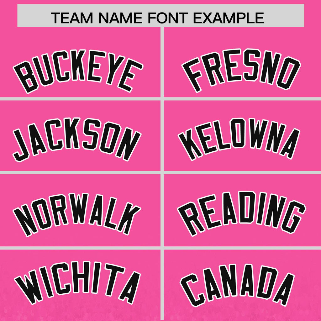 Custom Pink Varsity Full-Snap Sparkle-Effect Pattern Letterman Baseball Jacket