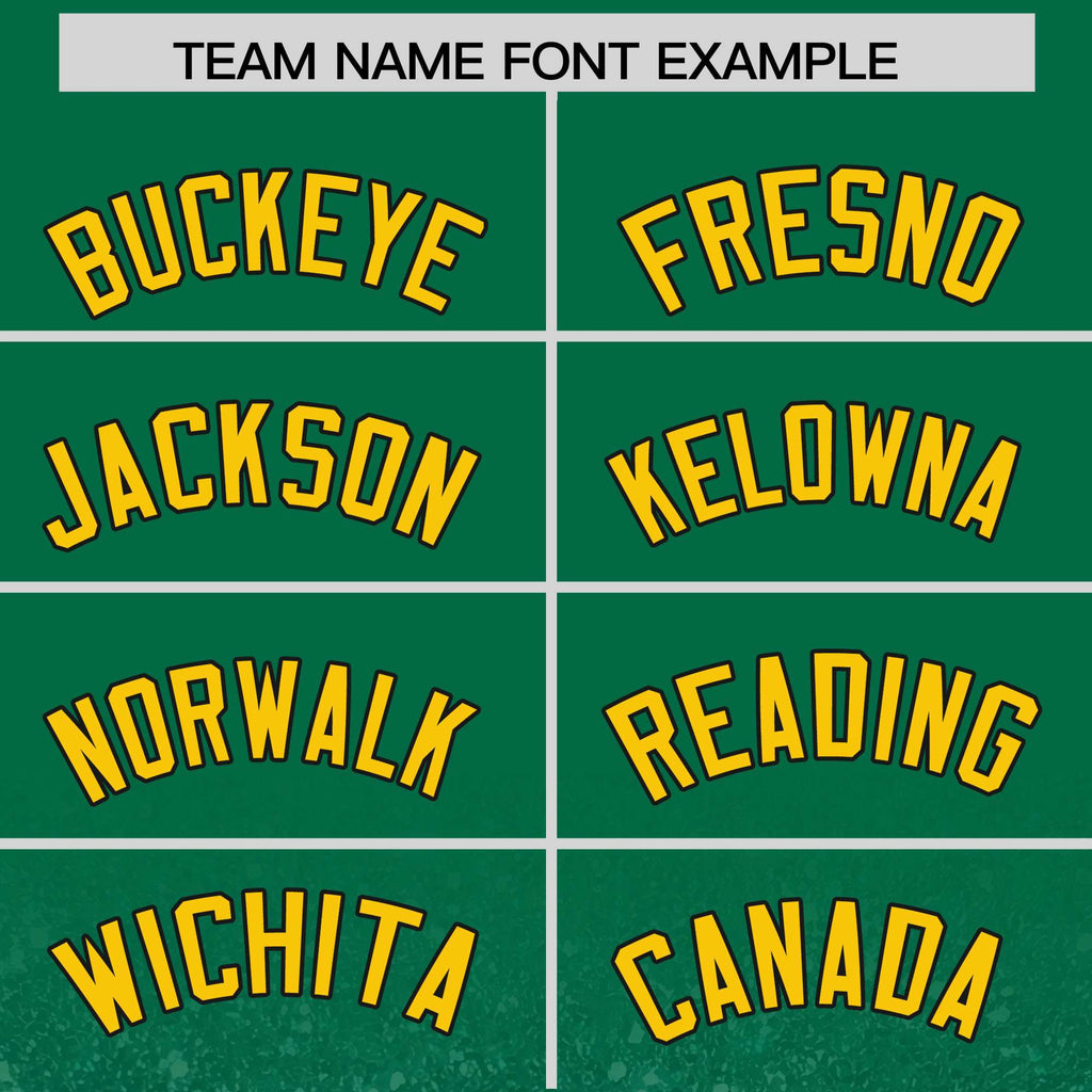 Custom Kelly Green Varsity Full-Snap Sparkle-Effect Pattern Letterman Baseball Jacket