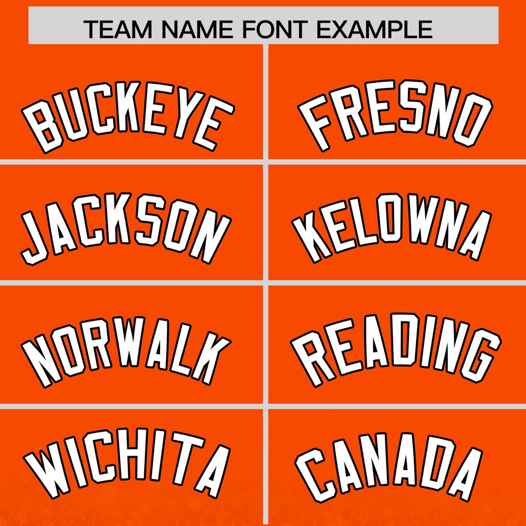 Custom Orange Varsity Full-Snap Sparkle-Effect Pattern Letterman Baseball Jacket