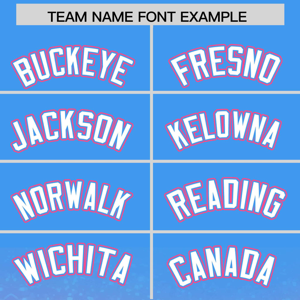 Custom Powder Blue Varsity Full-Snap Sparkle-Effect Pattern Letterman Baseball Jacket