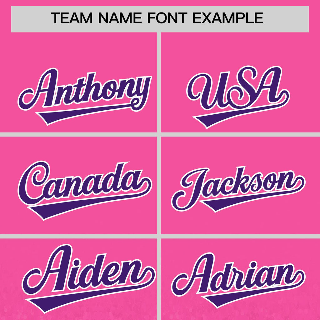 Custom Pink Varsity Full-Snap Sparkle-Effect Pattern Letterman Baseball Jacket