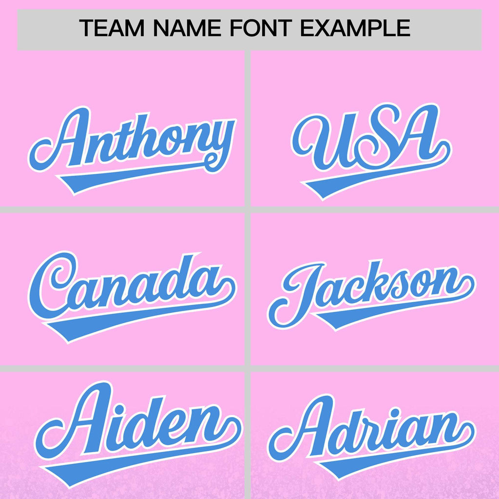 Custom Light Pink Varsity Full-Snap Sparkle-Effect Pattern Letterman Baseball Jacket
