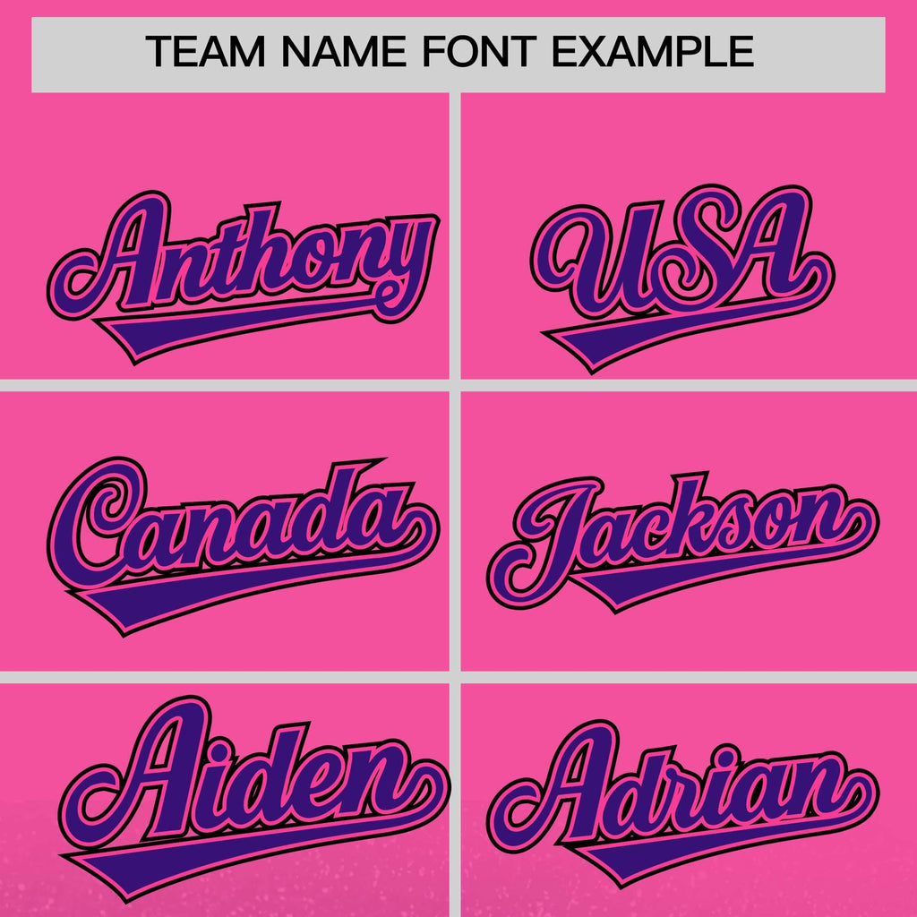 Custom Pink Varsity Full-Snap Sparkle-Effect Pattern Letterman Baseball Jacket
