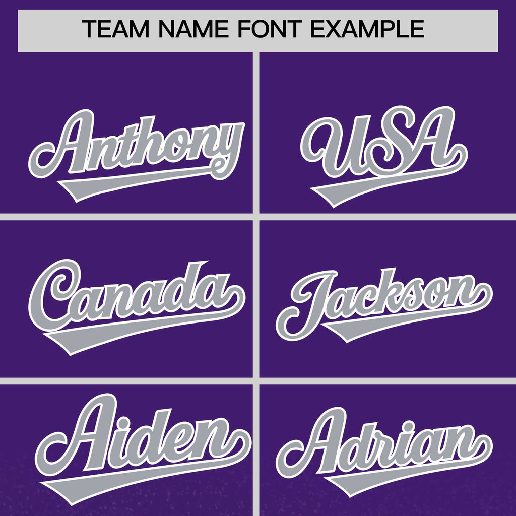 Custom Purple Varsity Full-Snap Sparkle-Effect Pattern Letterman Baseball Jacket