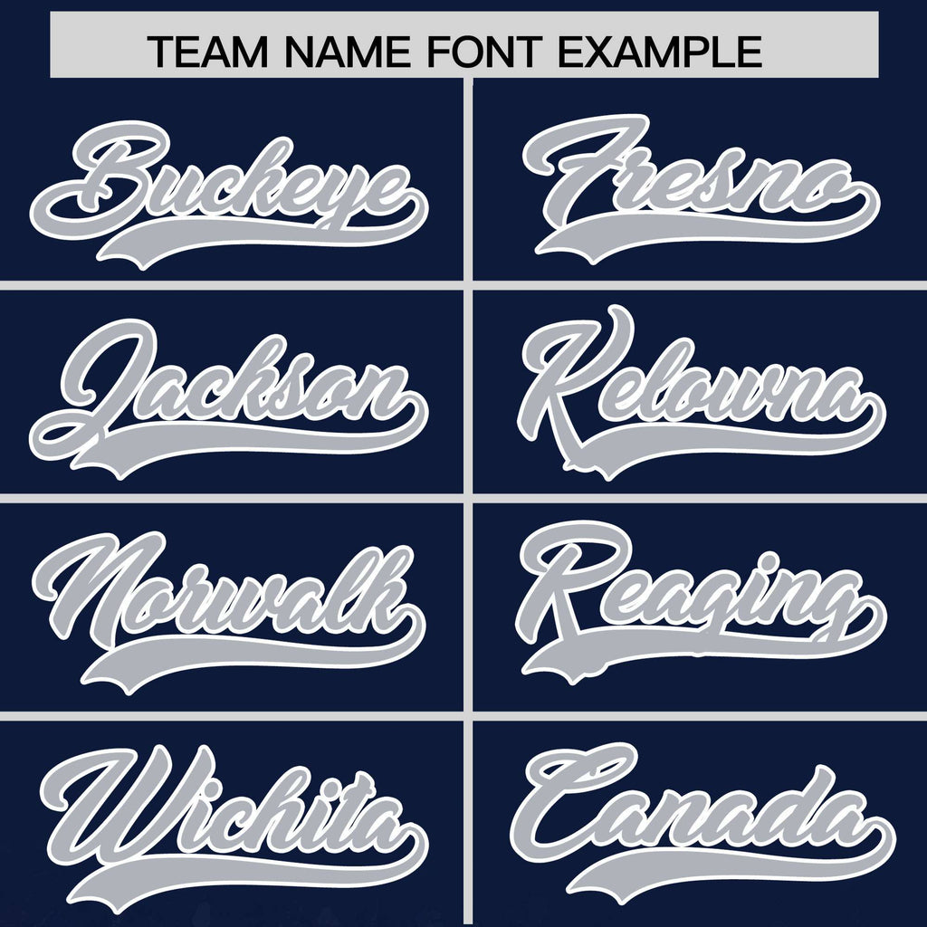 Custom Navy Varsity Full-Snap Sparkle-Effect Pattern Letterman Baseball Jacket