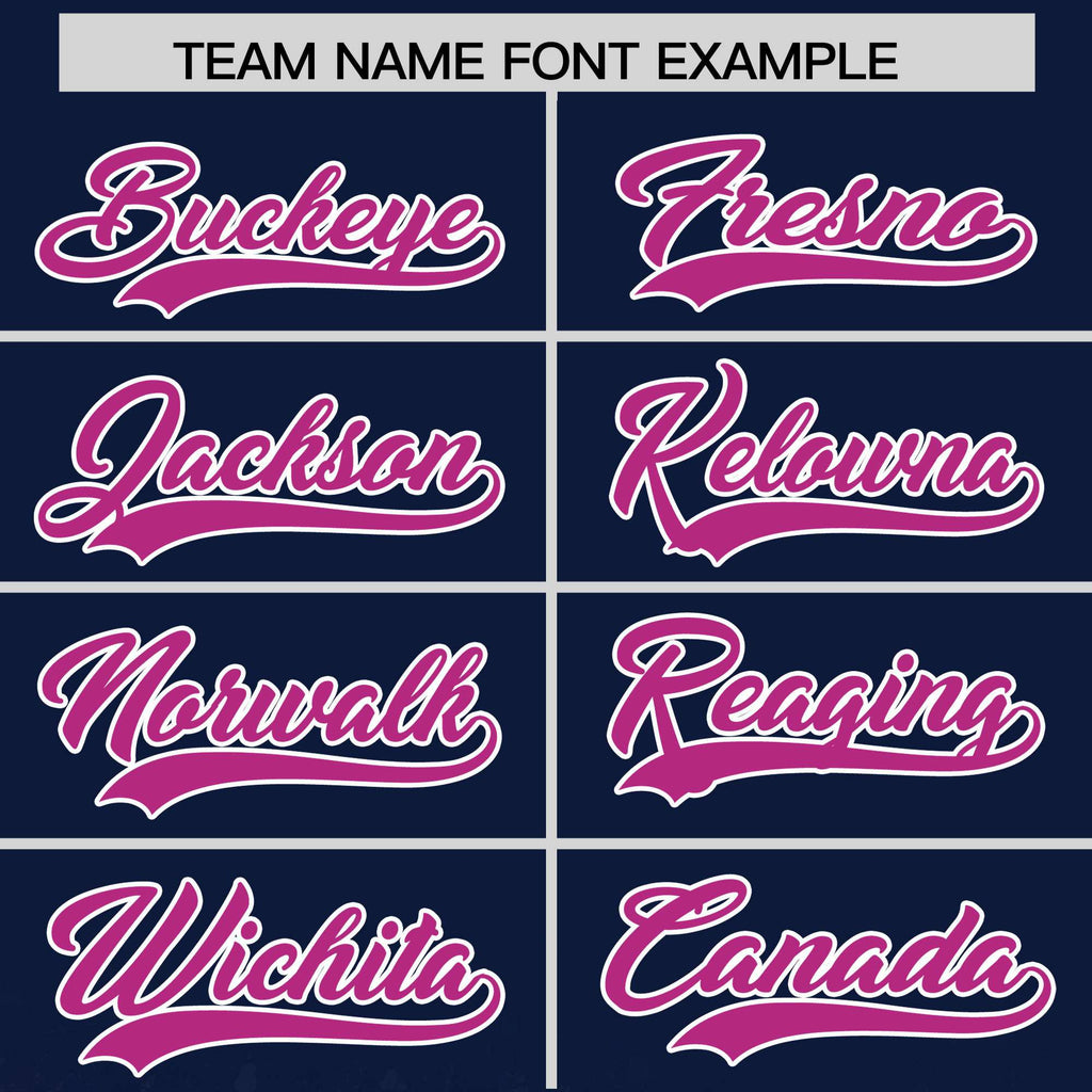Custom Navy Varsity Full-Snap Sparkle-Effect Pattern Letterman Baseball Jacket