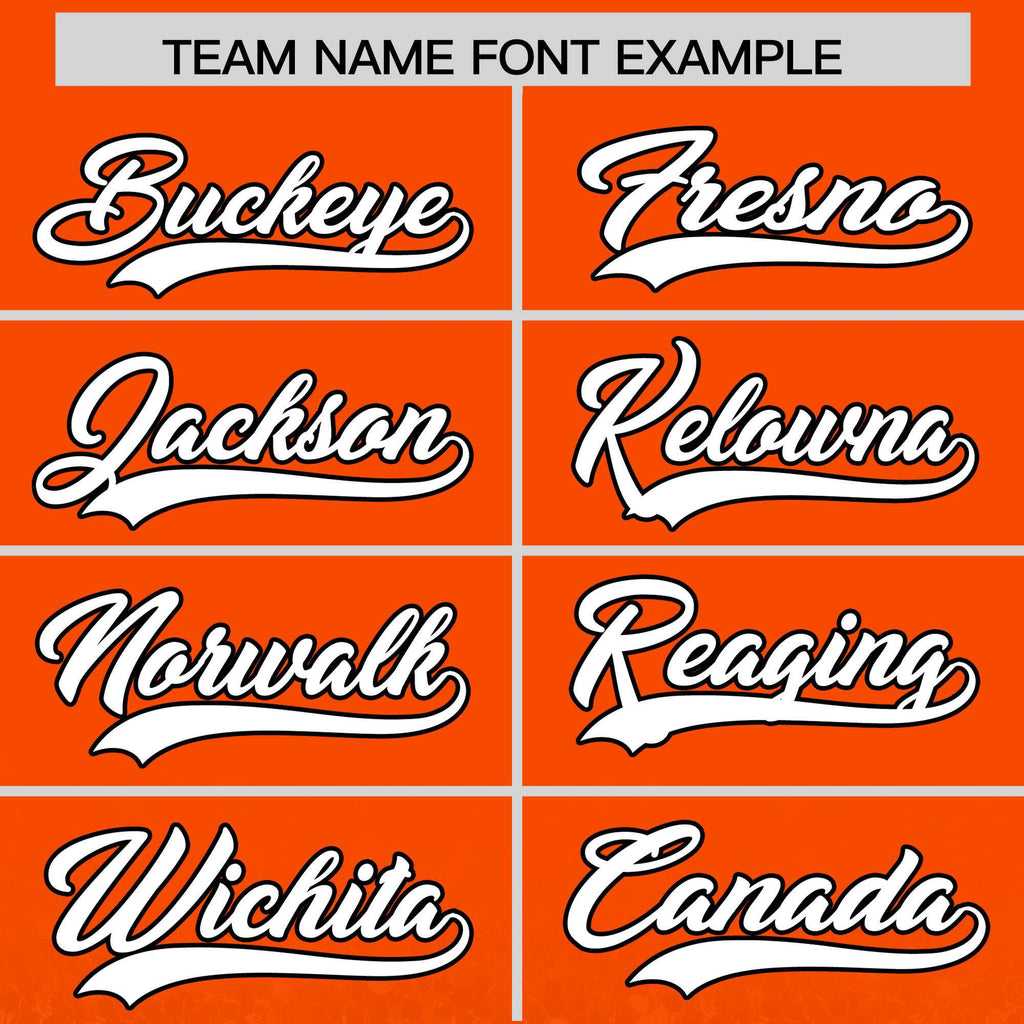 Custom Orange Varsity Full-Snap Sparkle-Effect Pattern Letterman Baseball Jacket
