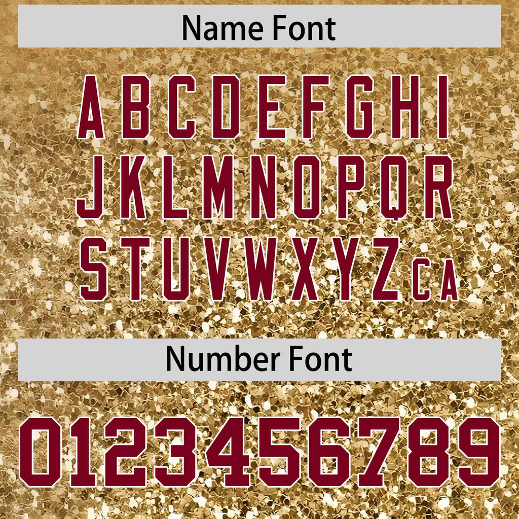 Custom Old Gold Varsity Full-Snap Sparkle-Effect Pattern Letterman Baseball Jacket