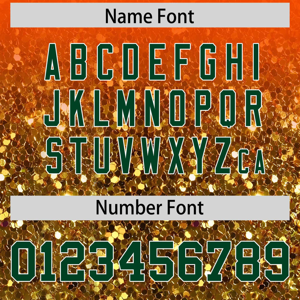Custom Orange Varsity Full-Snap Sparkle-Effect Pattern Letterman Baseball Jacket