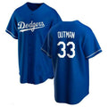 LA.Dodgers #33 James Outman Player Royal Replica Baseball Jerseys