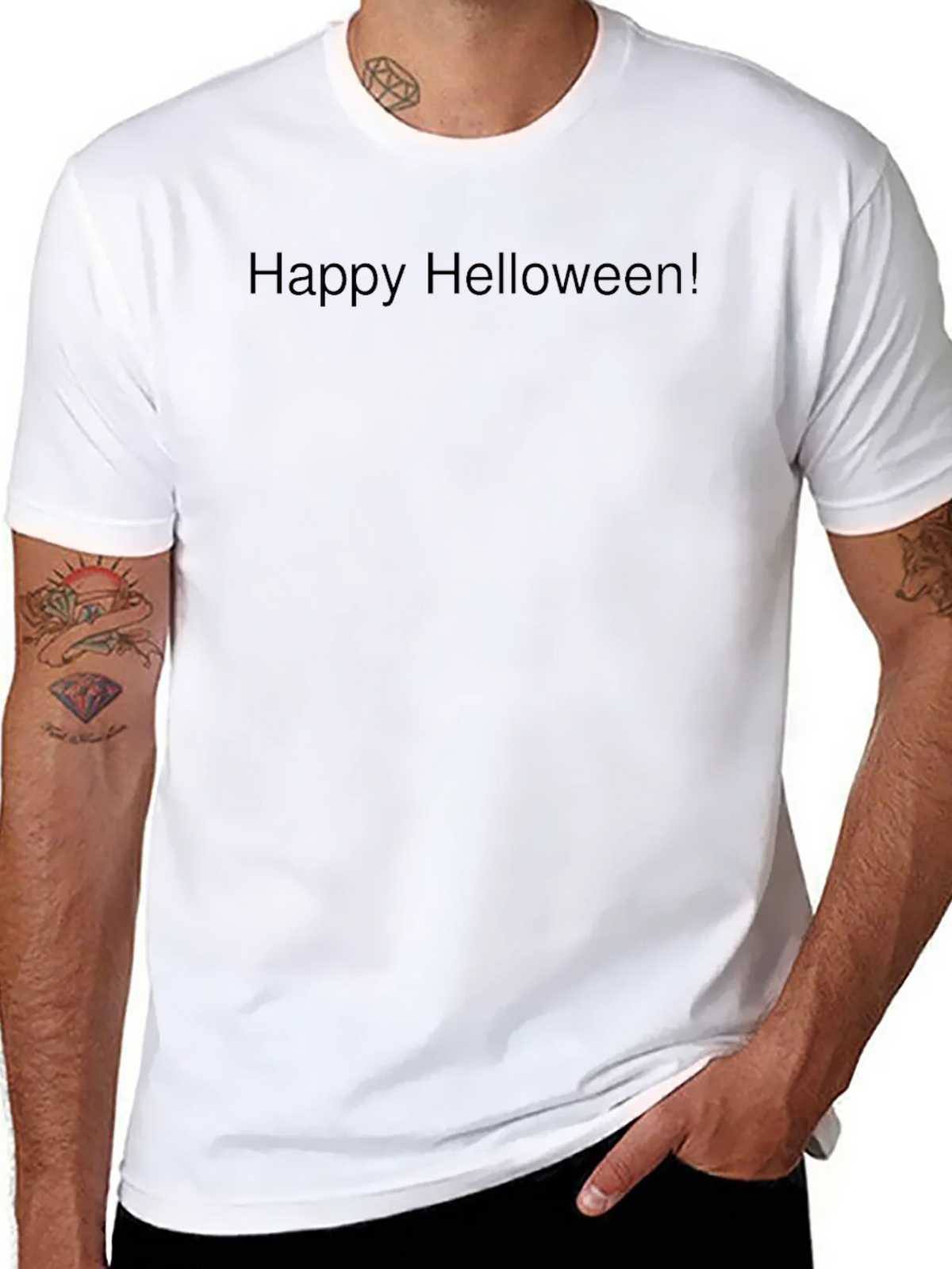 Happy Helloween Black T-Shirt