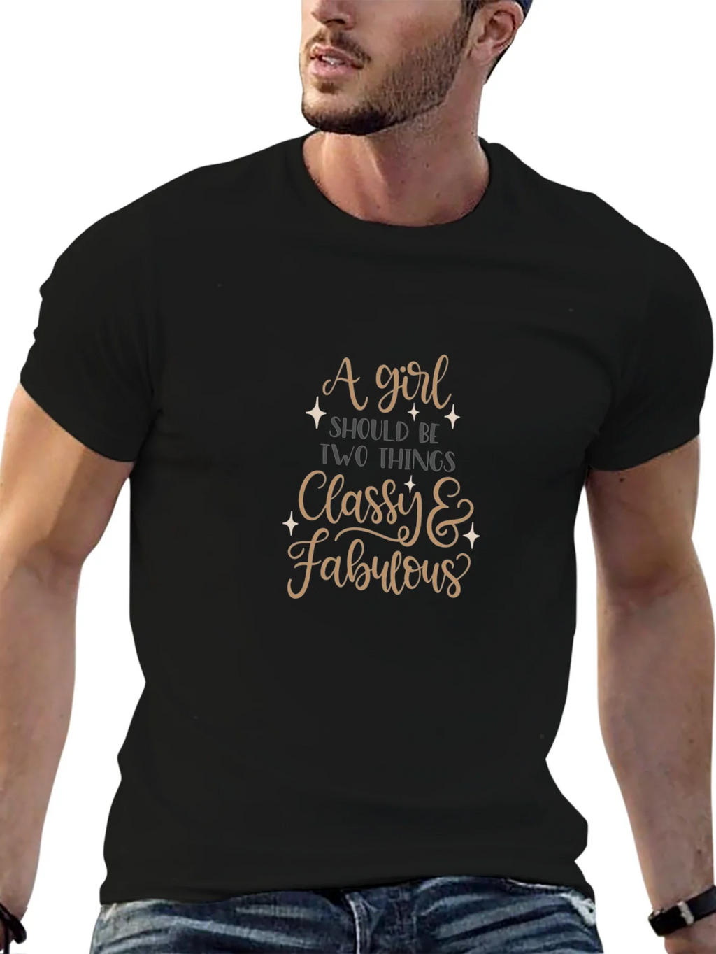 Classy & Fabulous Tee - Stylish Graphic T-Shirt