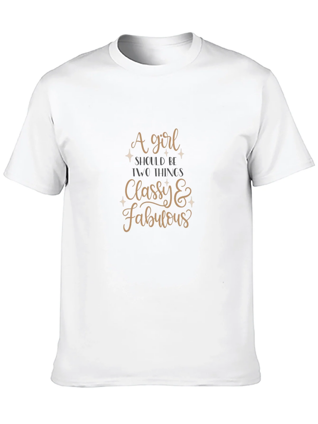 Classy & Fabulous Tee - Stylish Graphic T-Shirt