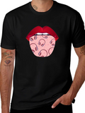 Statement Tongue T-Shirt - Music Lover