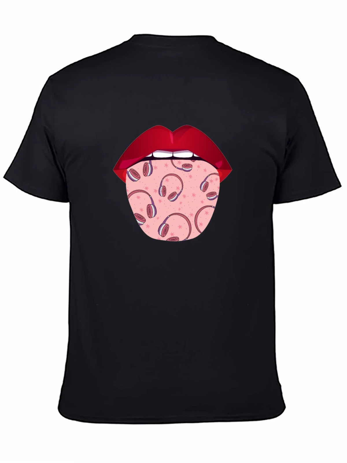 Statement Tongue T-Shirt - Music Lover