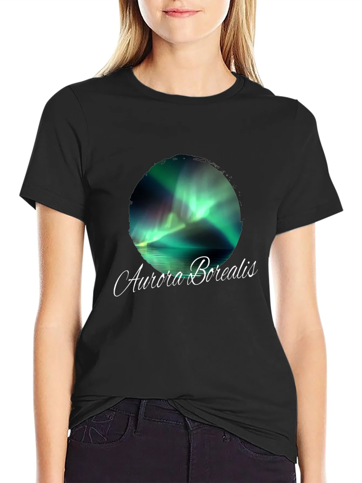 Aurora Borealis Graphic T-Shirt - Northern Lights Tee