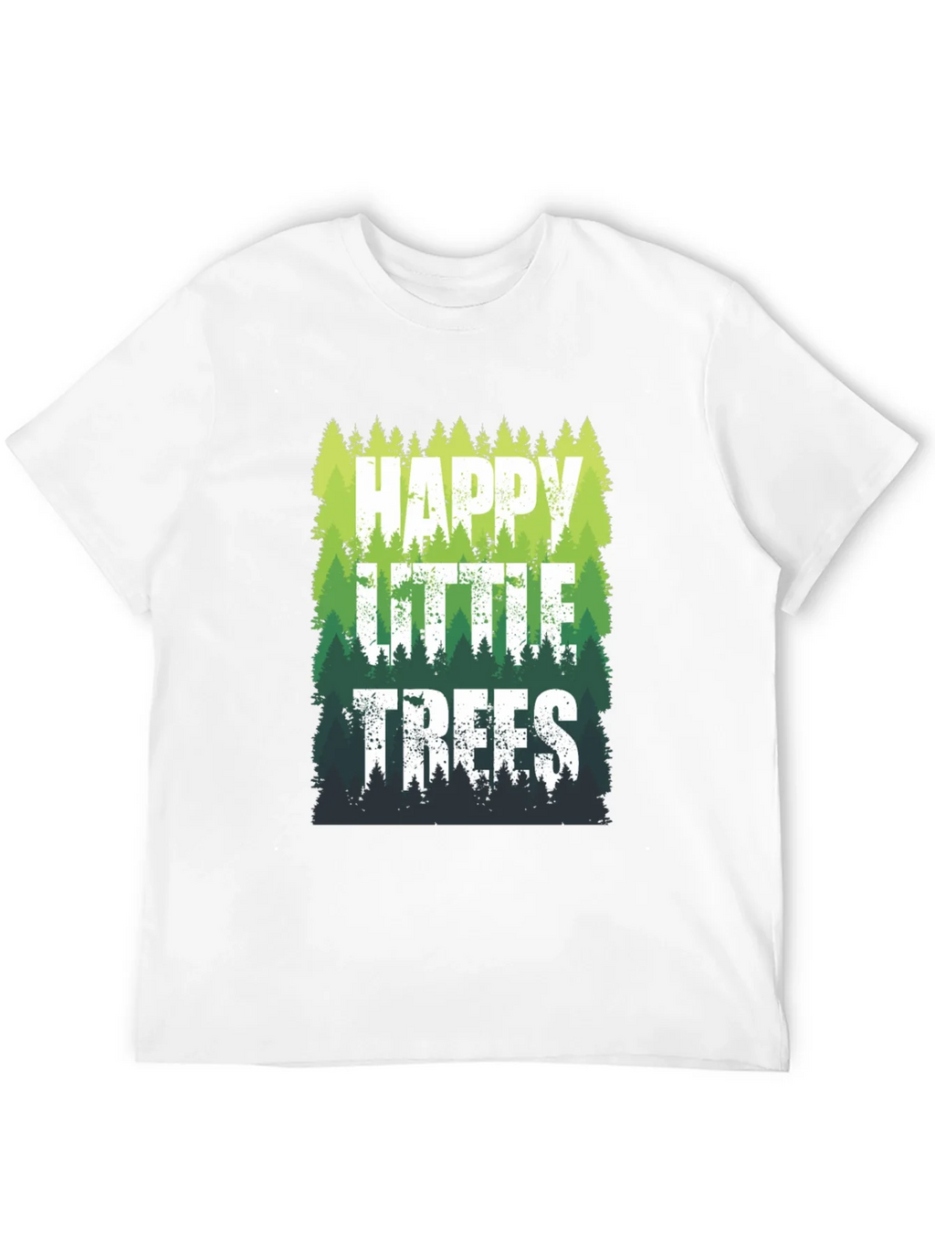 Happy Little Trees Graphic T-Shirt