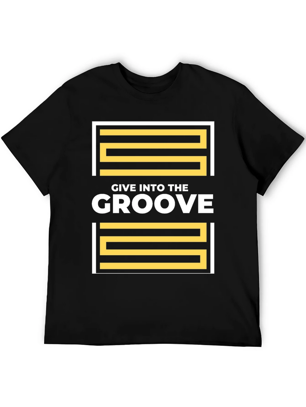 Give Into The Groove Black T-Shirt