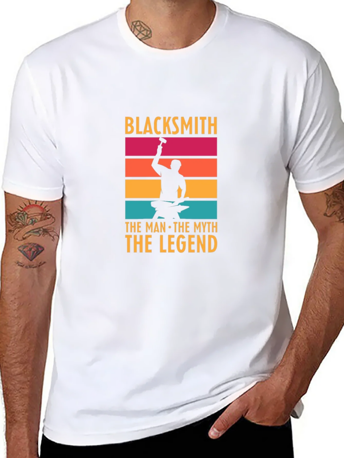 Blacksmith Man Myth Legend Graphic Tee